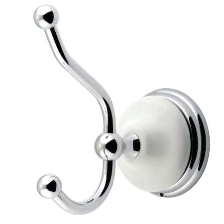 Kingston Brass Victorian Robe Hook, Polished Chrome BA1117C